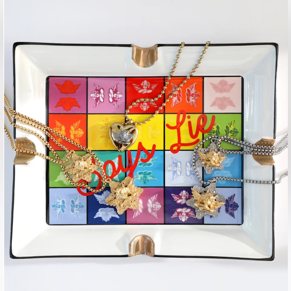 NIB Boys Lie Rainbow Porcelain Ashtray - SOLD OUT ONLINE!